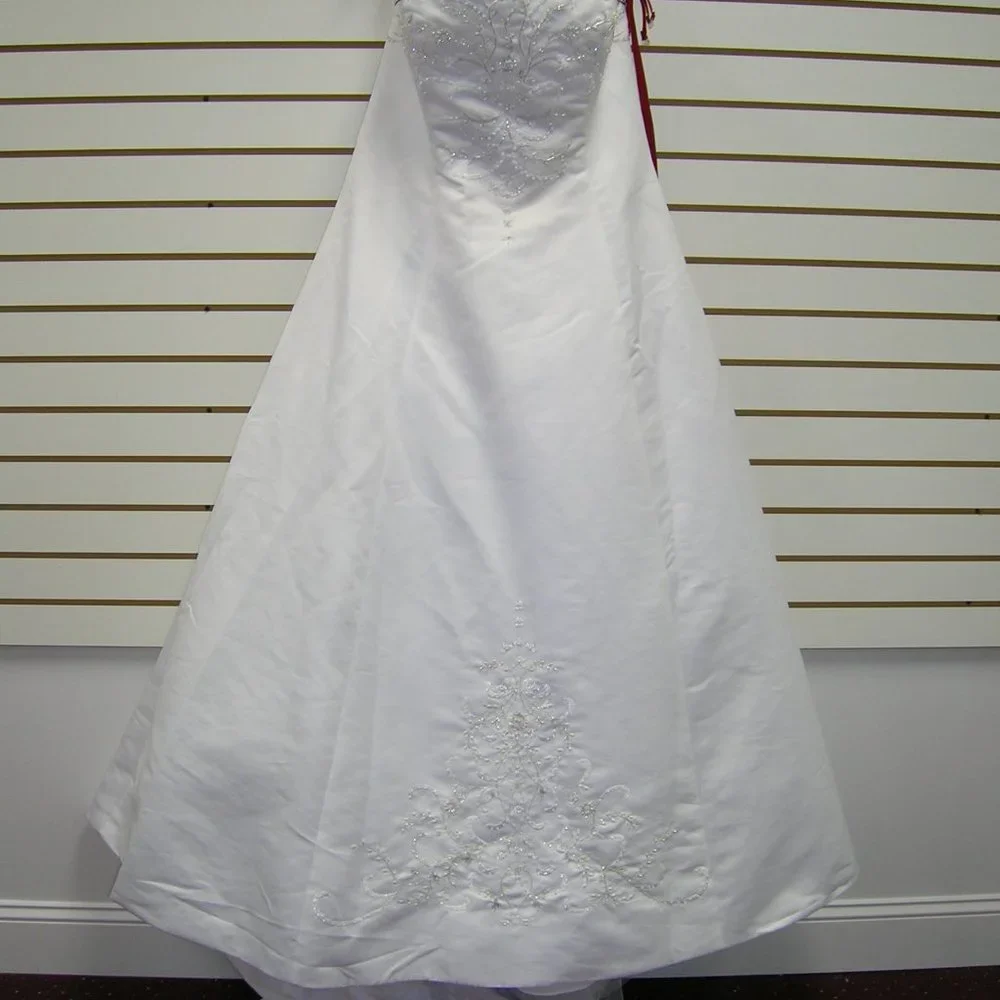 Corset Back Wedding Dress - Picture 2 of 7